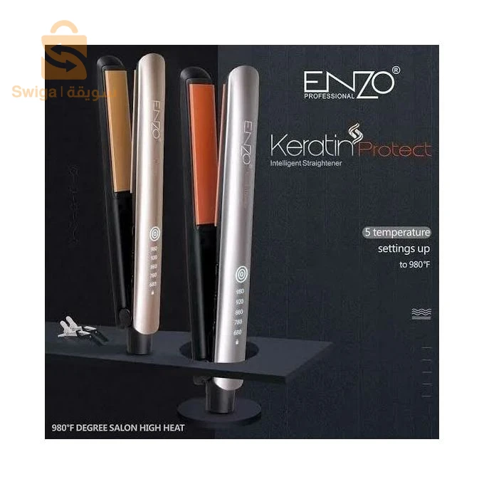 Lisseur Cheveux en Ceramique Keratin Protect | ENZO PROFESSIONAL