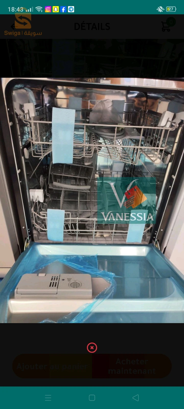 Lave vaisselle de la marque géant 14 couvert
