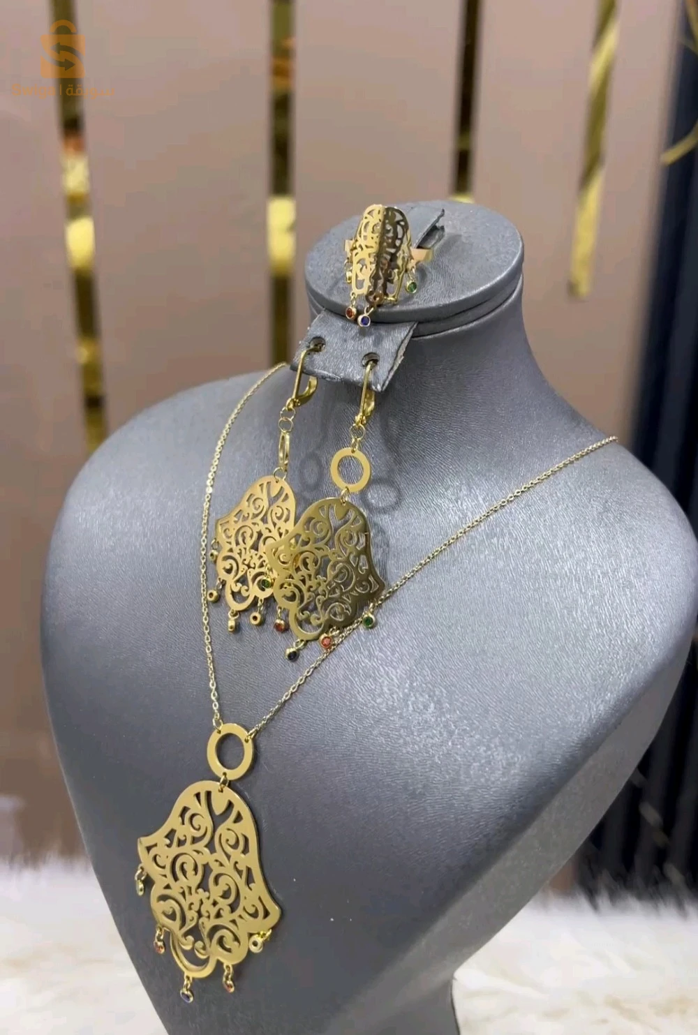 promo parure khamsa très classe en acier inoxydable 🇹🇷✨️