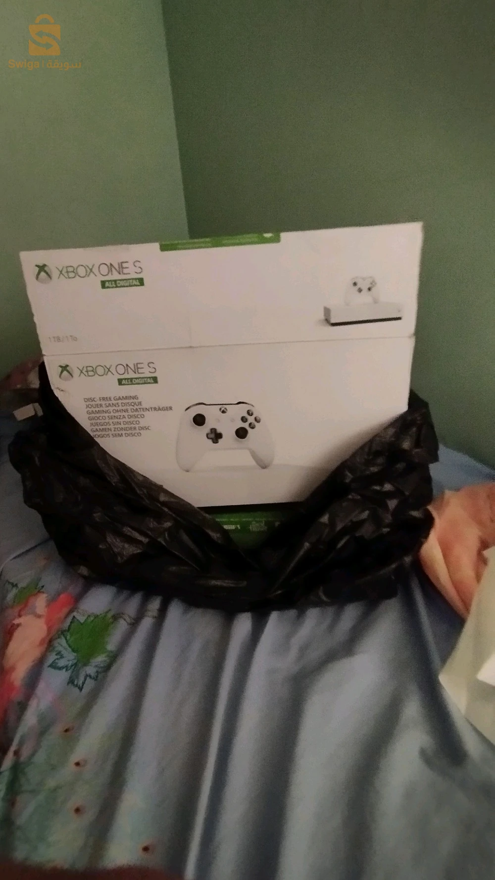 xbox one s all digital (ميمشيش سيديات)+conte fc24+conte gta 5