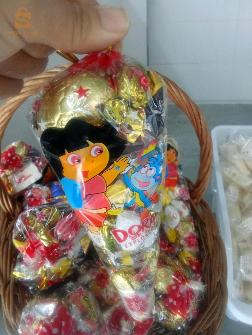 طاولة بيع منتوجات العجائن والحلويات