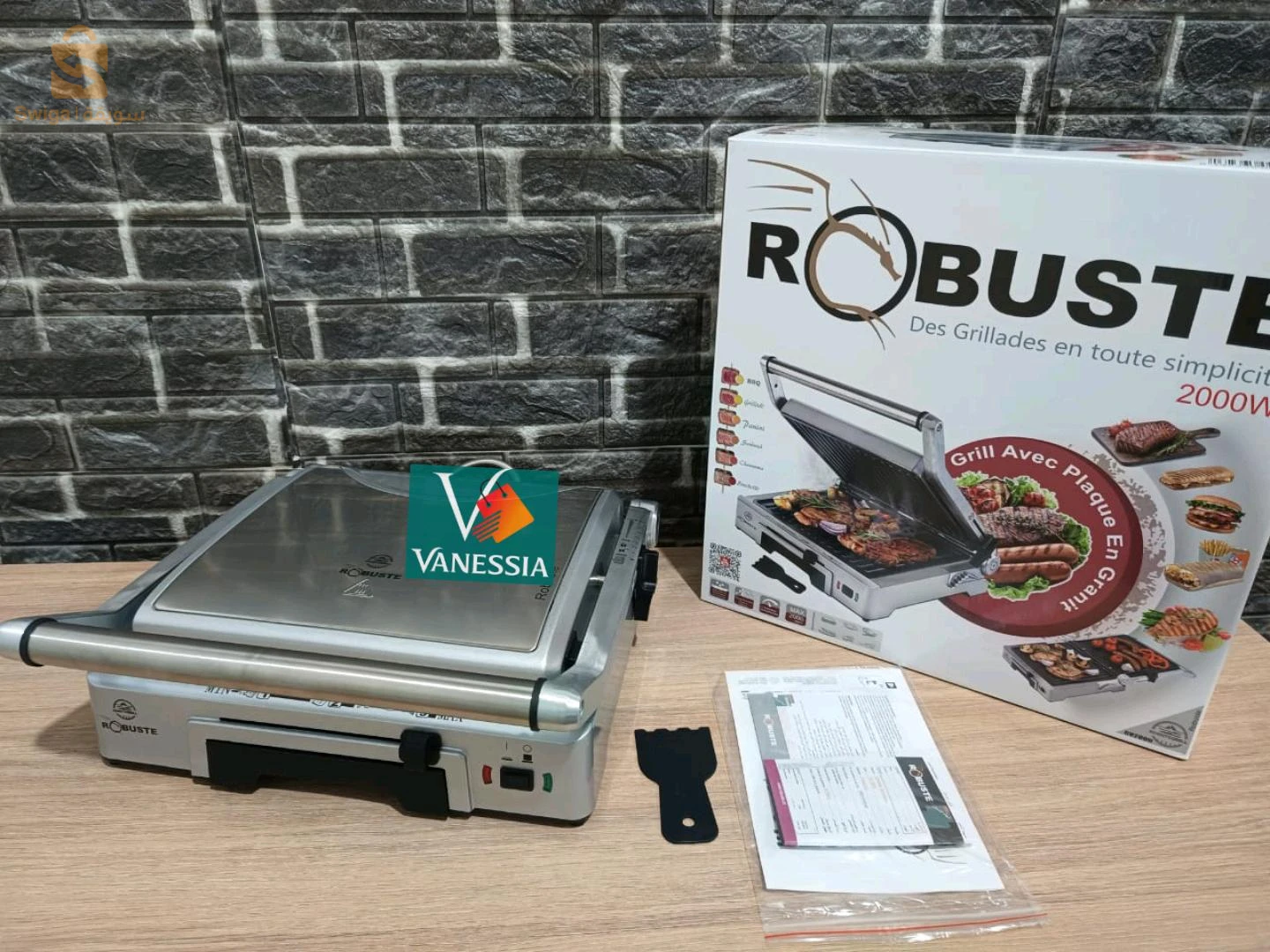 🚨 بانينوز 2000 واط اينوكس Panineuse marque robots التوصيل لباب المنزل و الدفع عند الاستلام 🔥 inox GV2000