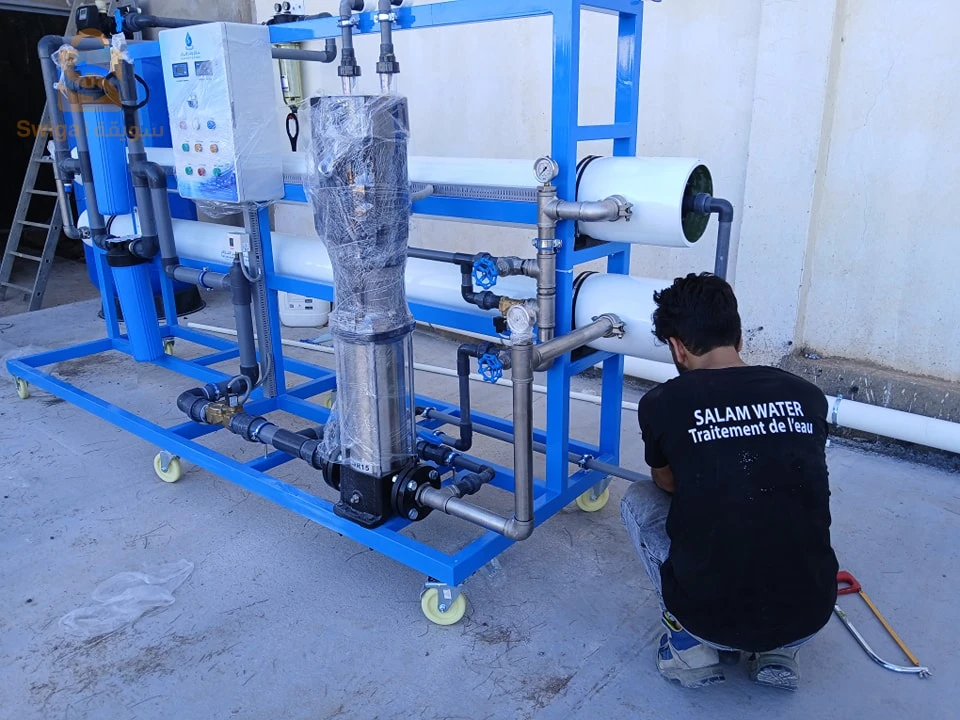 Station de traitement d'eau de 6m3/h