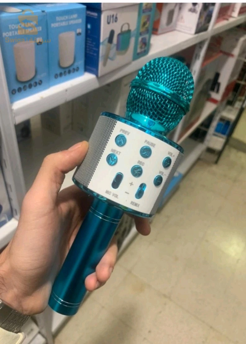 Micro Karaoké Bluetooth sans Fil 4 en 1 Compatible avec Android/IOS