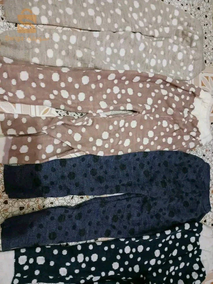 ثلاث سراول صوف خشان مقطنين ي 100ألف