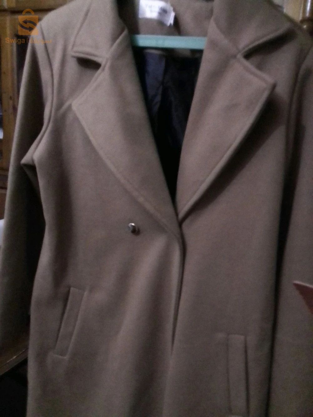 Manteau marron cachemir la bonne qualité