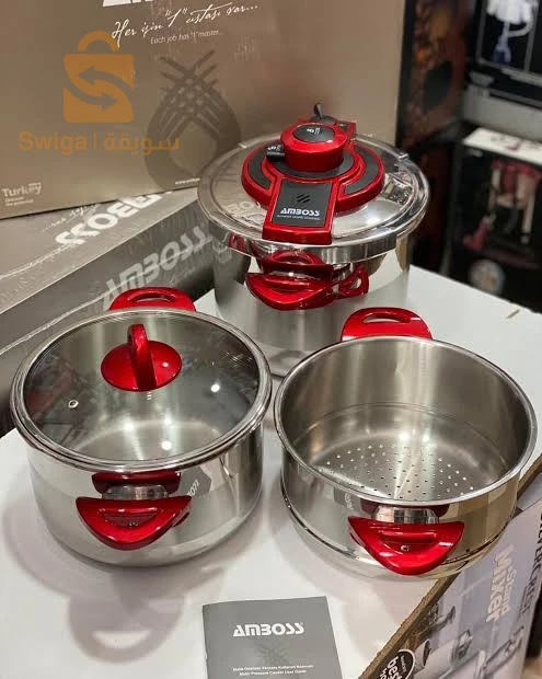 Cocote Emboss 5 pièce inox 18/10 original mad in turkey