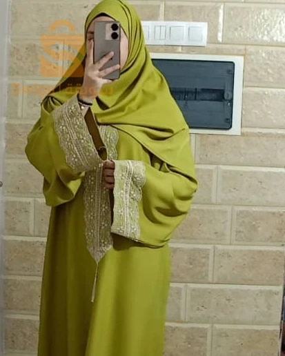 طقم صلاة فضفاض قماش كراب زارا  للرمضان الكريم