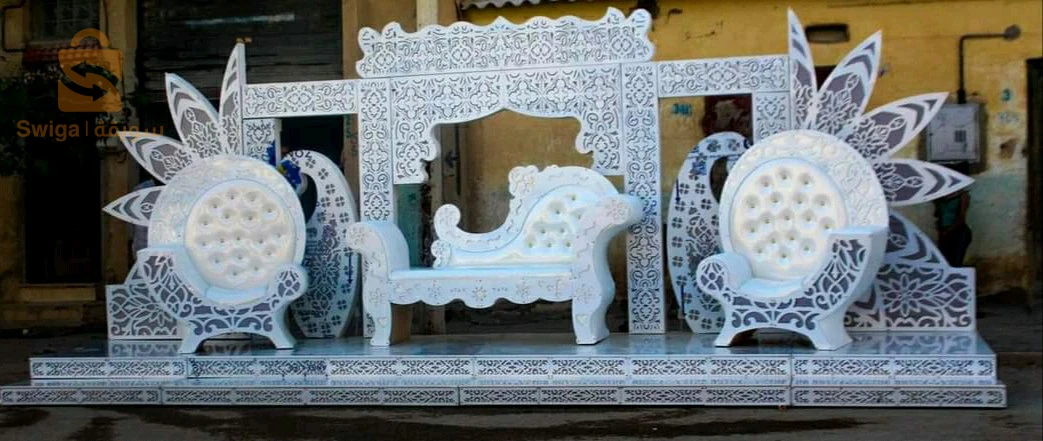 بيع ديكورات الأعراس من الورشة