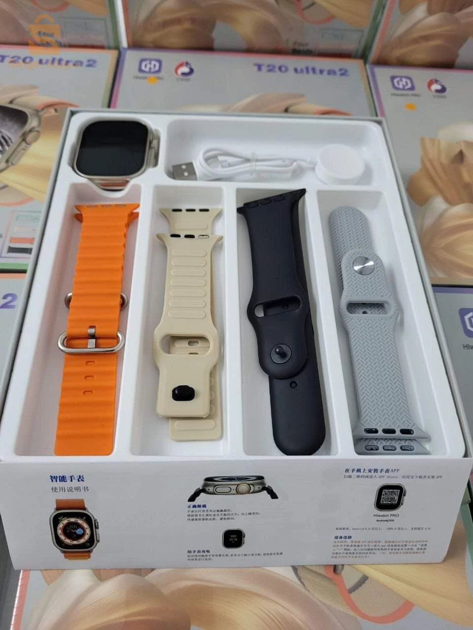 ساعة ذكيةsmart watch t20 ultra2