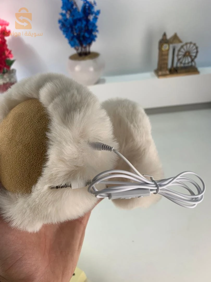 Cache-Oreilles et Casque Audio en Fausse Fourrure pour Femmes – سماعات رأس دافئة