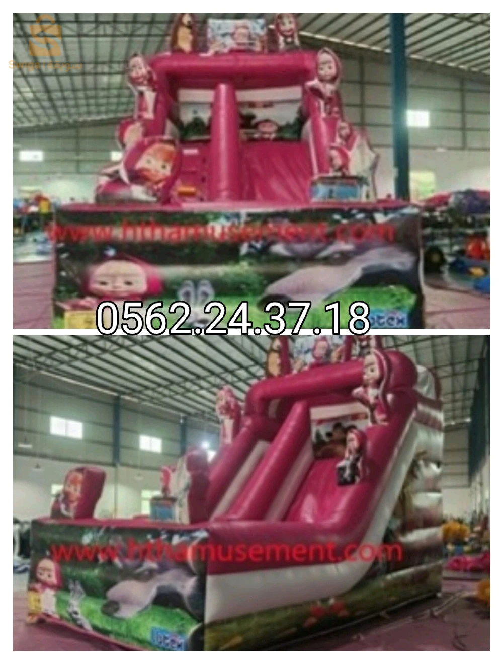 Toboggan gonflable