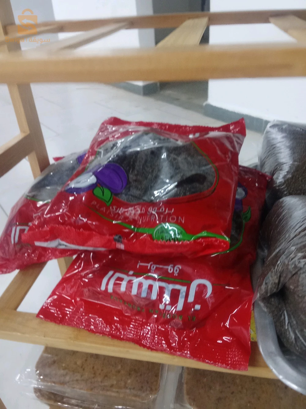 طاولة بيع منتوجات العجائن والحلويات