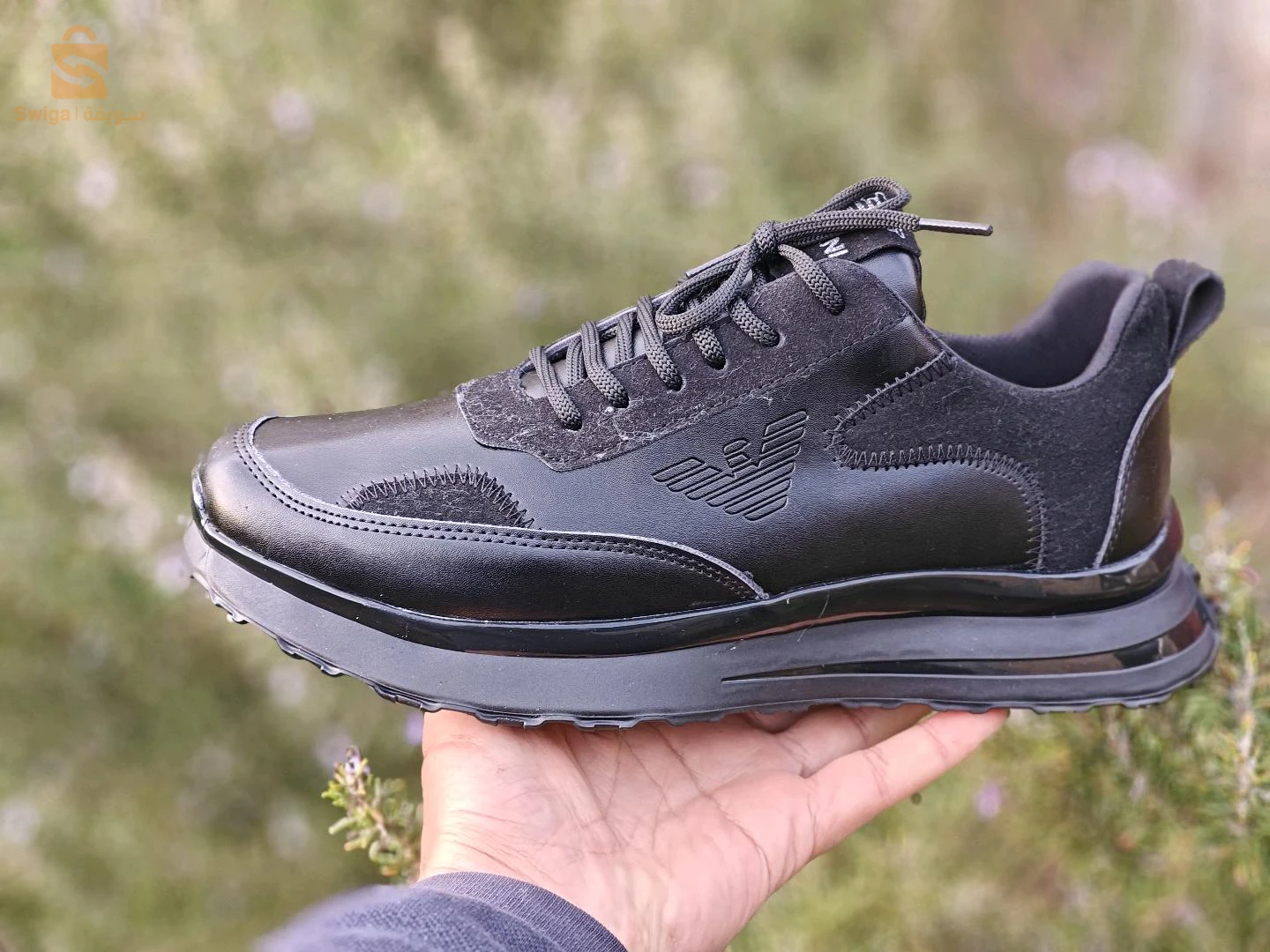 حذاء شتوي. basket armani