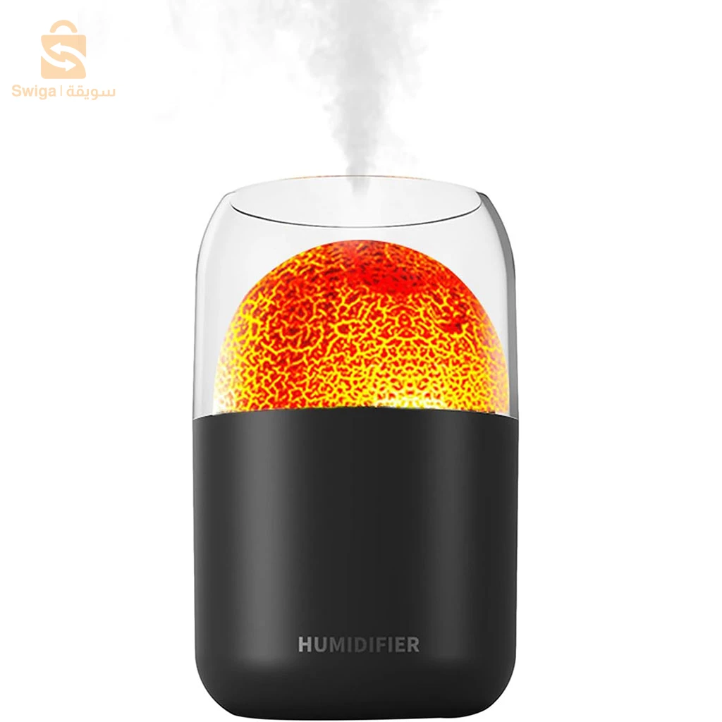 Diffuseur d’arômes Effet Volcan Lumineux 300ML