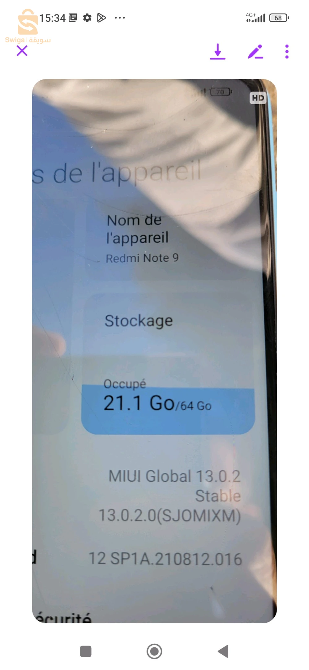 redmi note 9 4gb 64gb batteri 5020