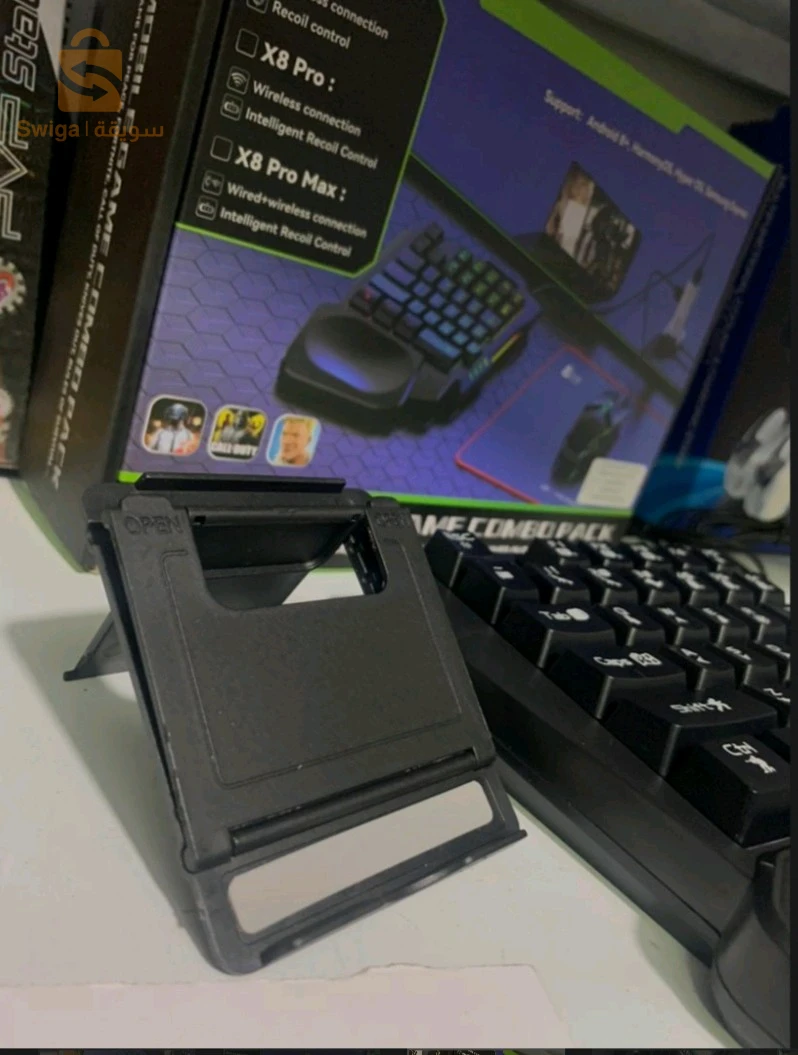 Ensemble de convertisseur de jeu 5en1 pour téléphone Adaptateur de jeu portable à demi-main