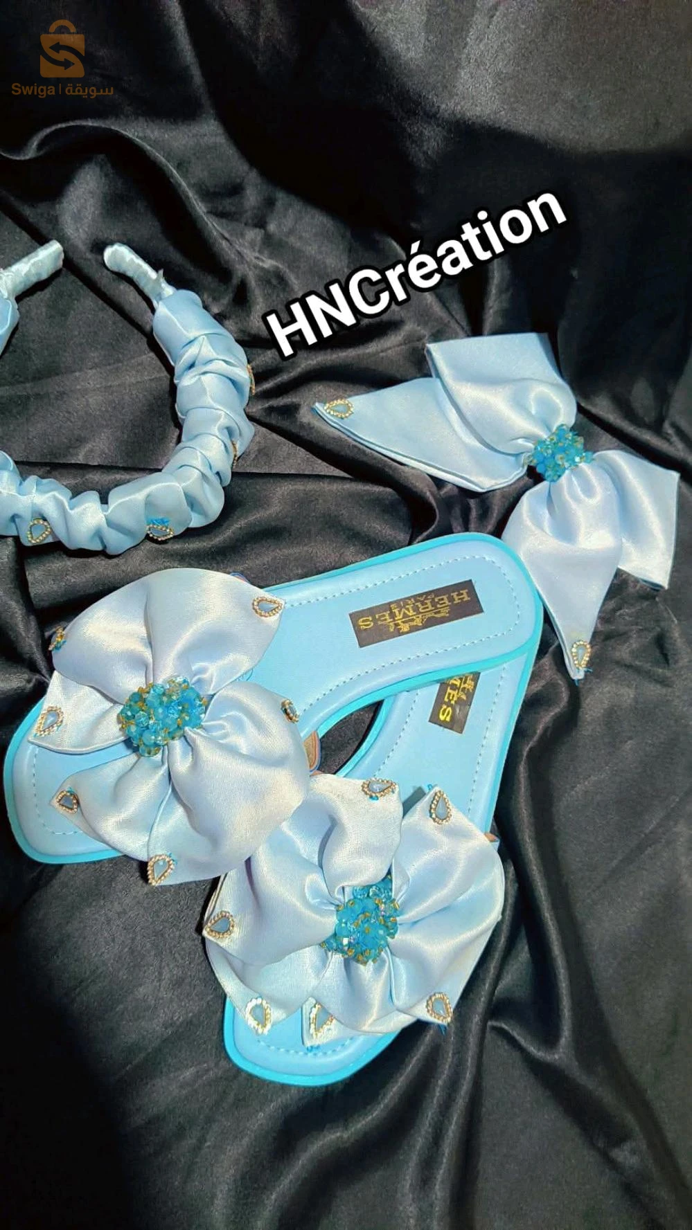 accessoires cheveux -  plateau miroir - les dattes fourrées