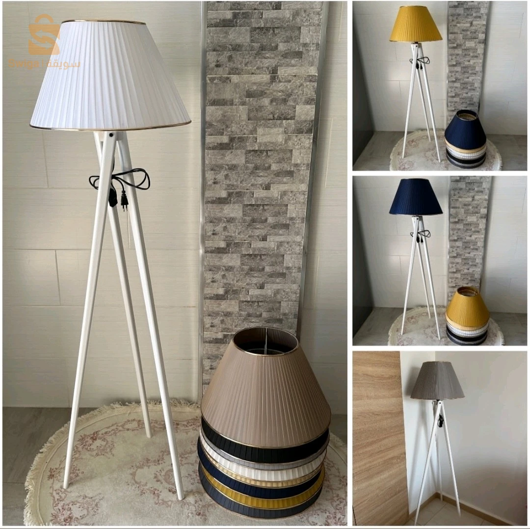 lampadaire scandinaves en Hétre & Bois Rouge
