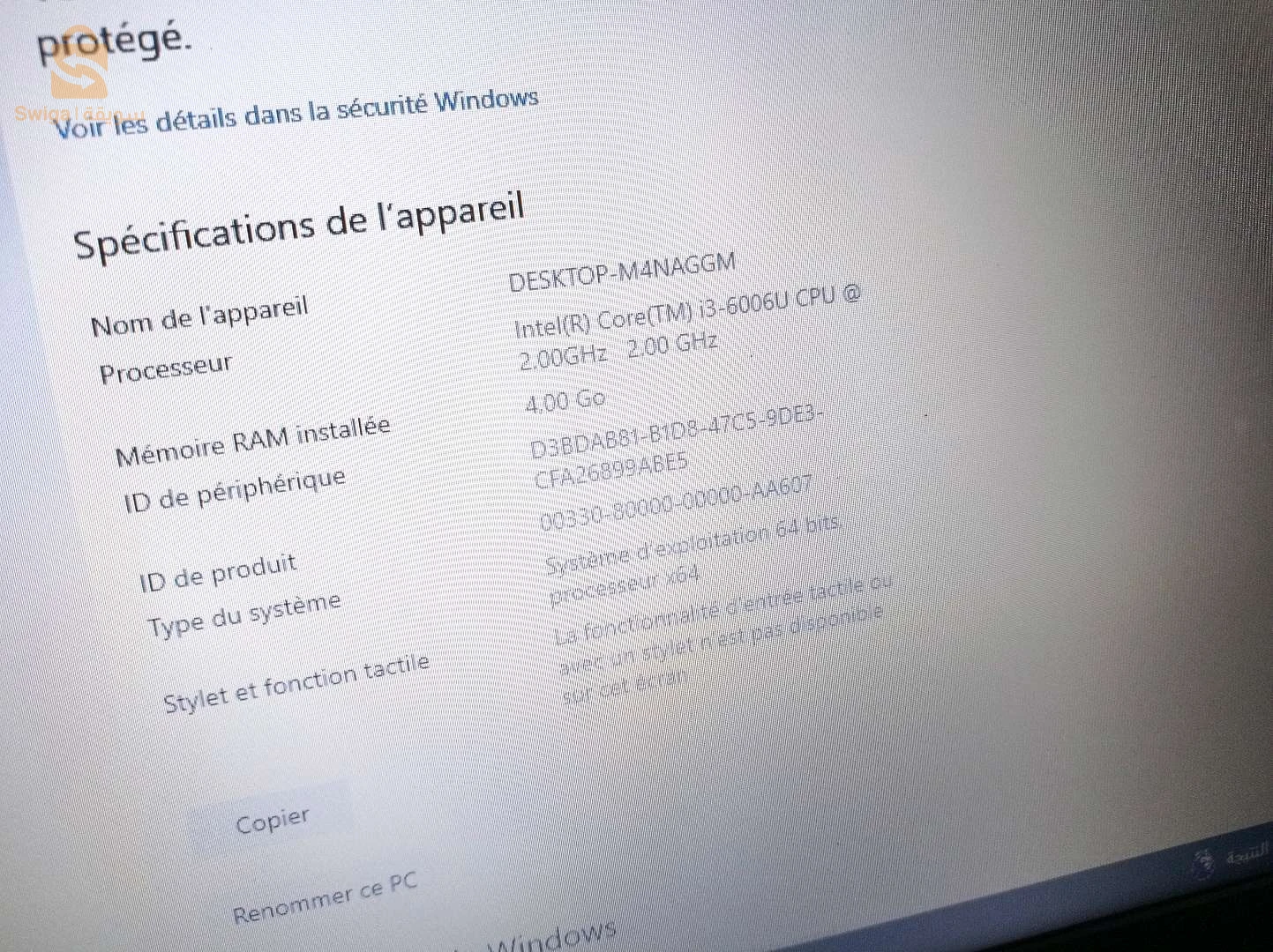 laptop hp Couleur bleu 15.6 pouce