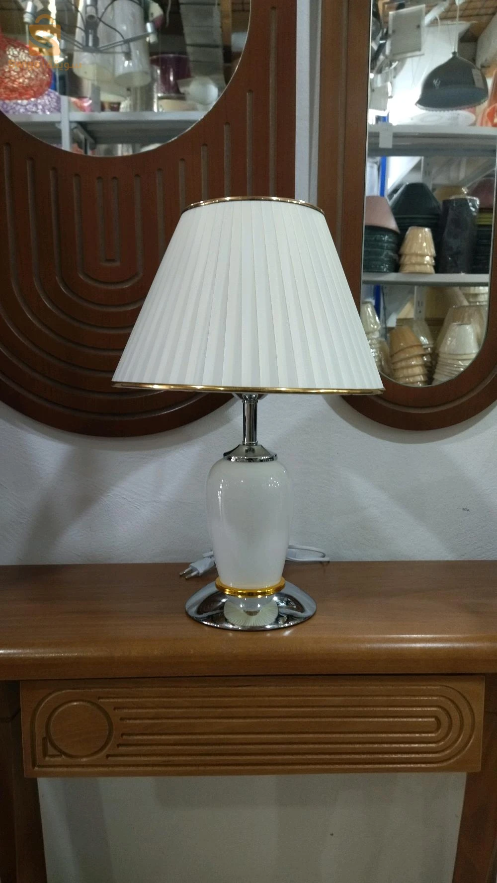 Veilleuses en verre argenté et doré