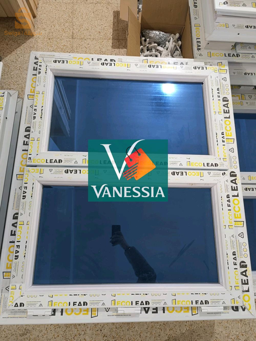 fenêtre pvc avec rideau