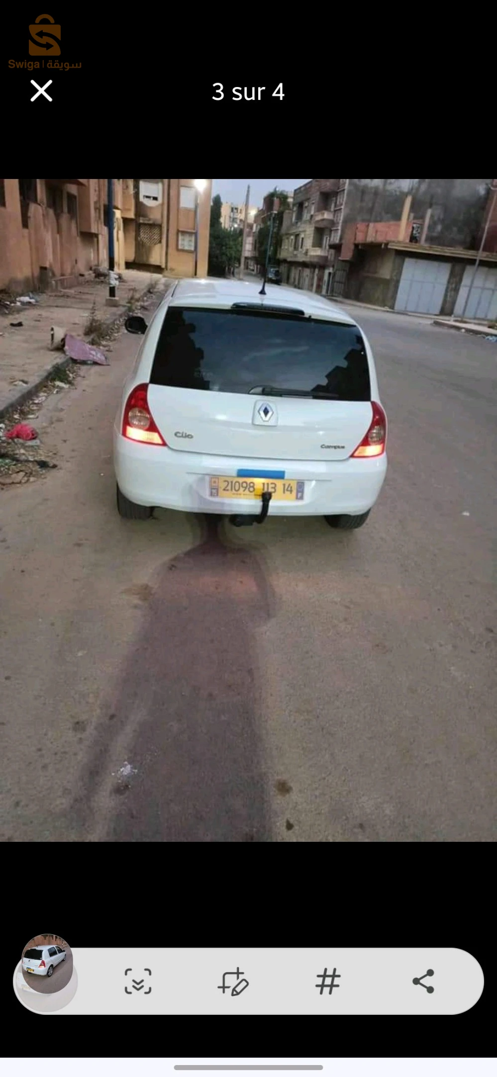 Renault Clio 2 2013 14 TIARET
