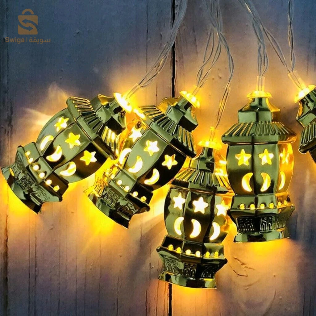 سلسلة اضواء للديكور .رمضان مبارك✨