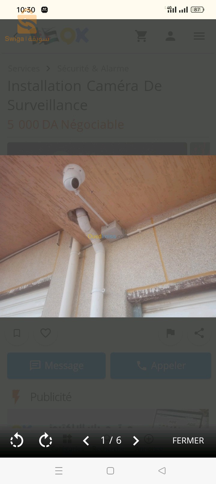installation caméra surveillance