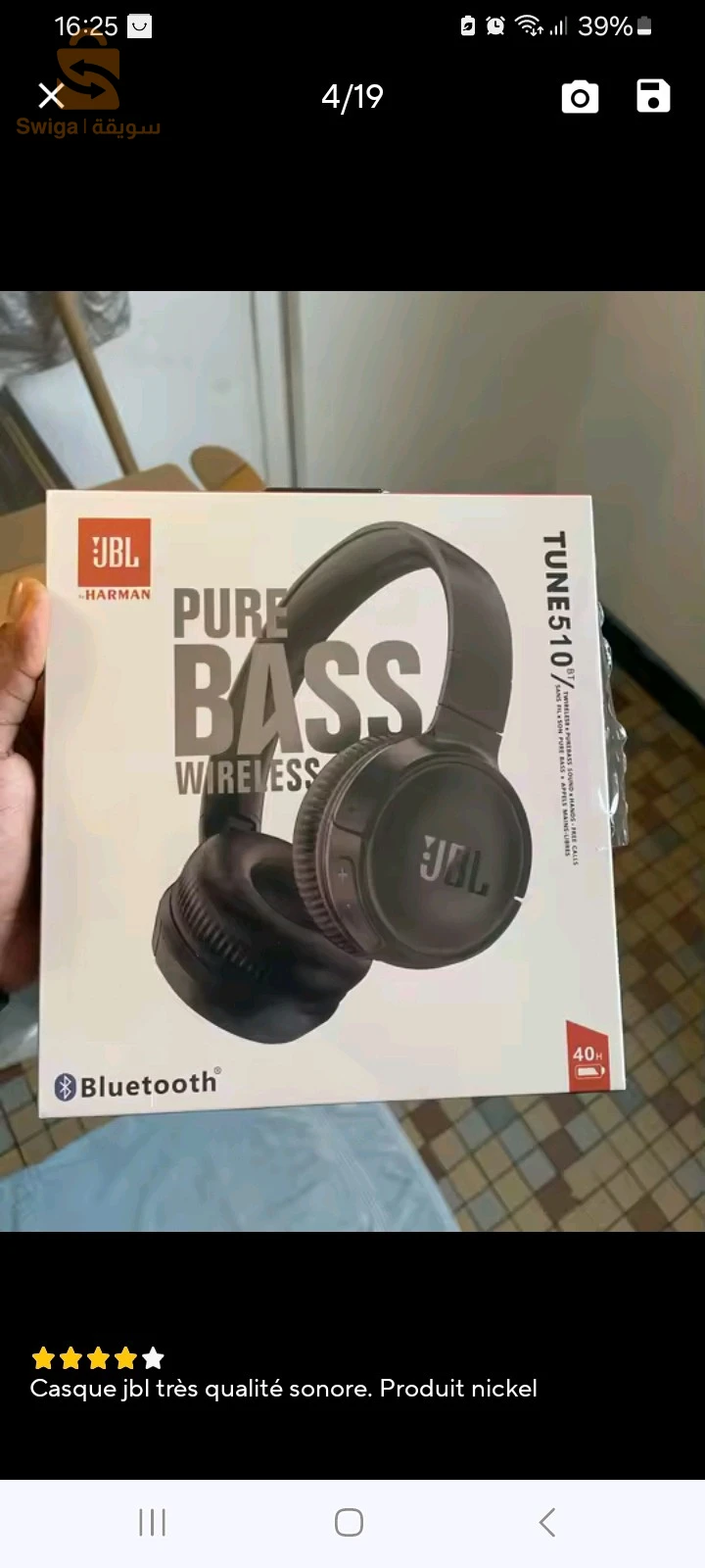 Jbl casque tune 510bt