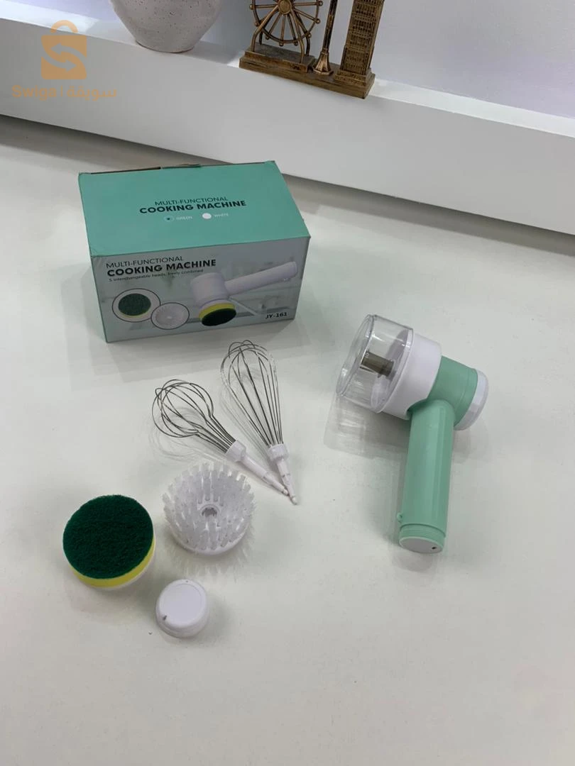 Hachoir Électrique Sans Fil 6-en-1 – مفرمة كهربائية لاسلكية متعددة الوظائف