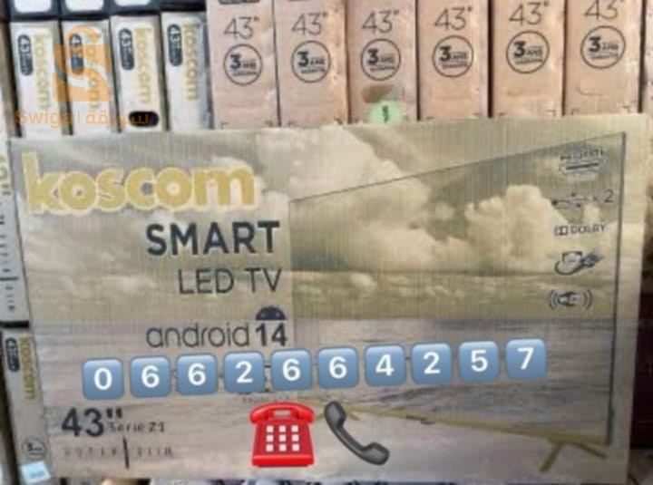 Koscom 43 pouce smart tv android 14🇰🇷🇰🇷