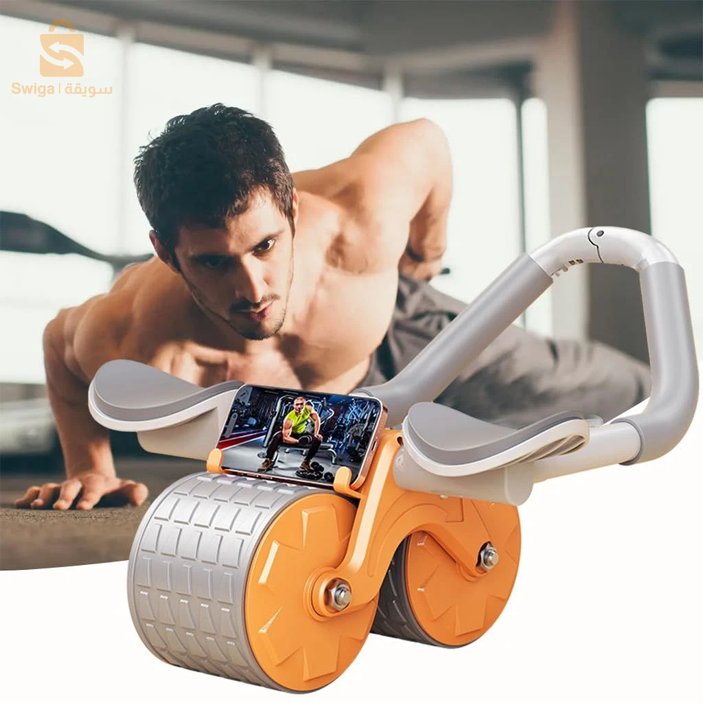 Rouleau Abdominal Proberos avec Tapis de Genoux Silencieux – عجلة تمارين البطن