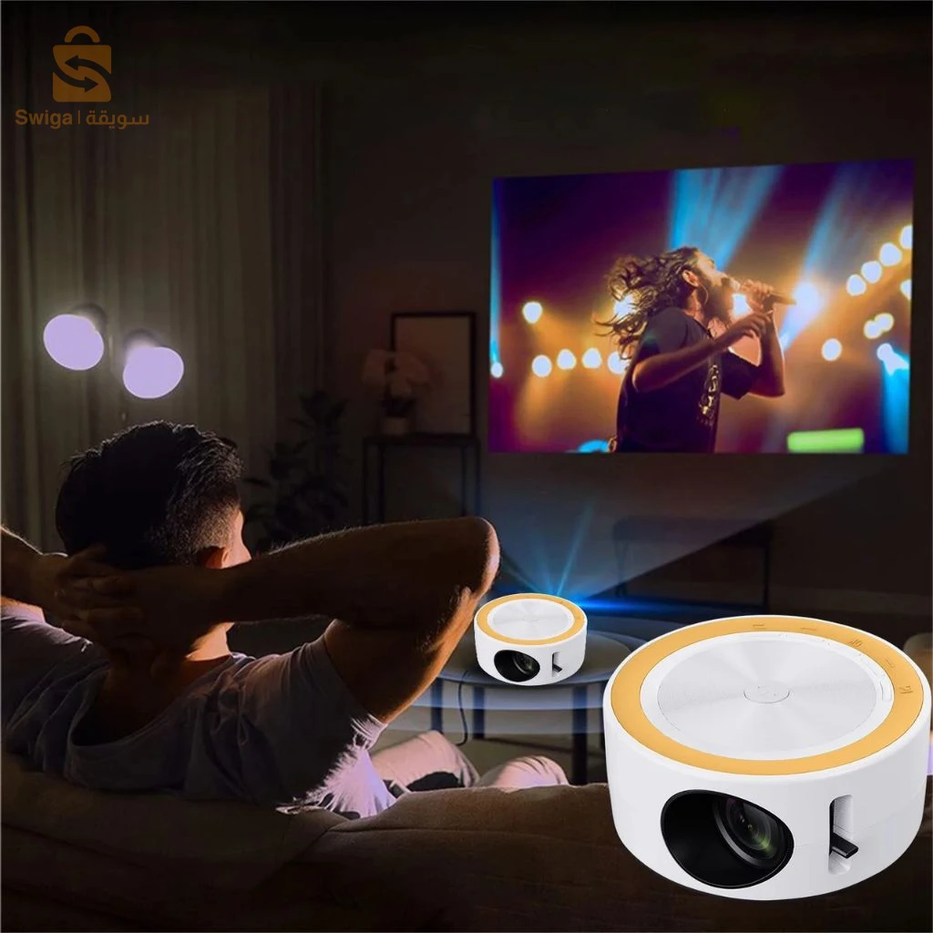 Projecteur LED Portable FULL HD 1080P – جهاز بروجكتور عرض على الحائط