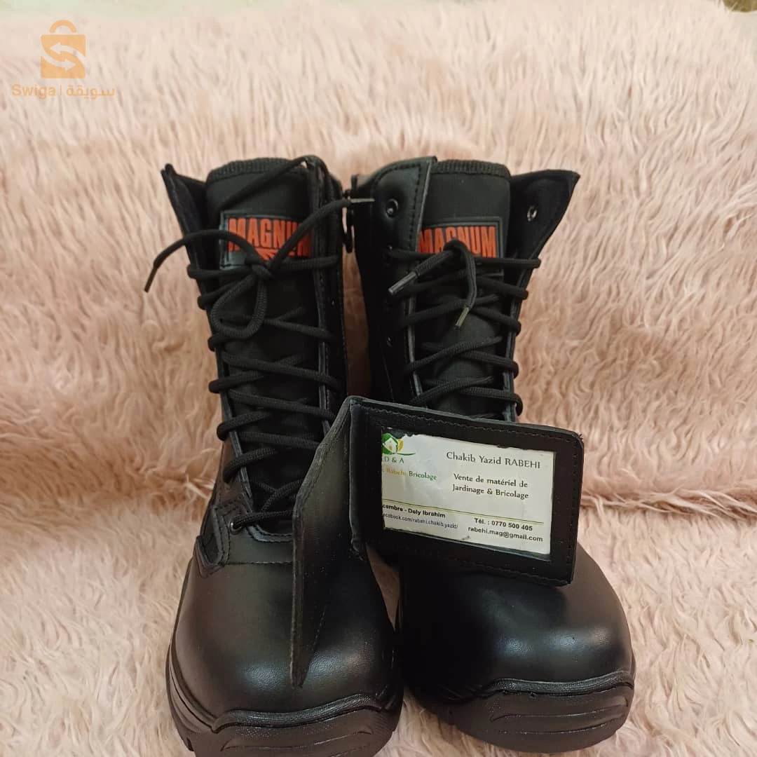 Magnum boots 1 en algeria
� متوفر الآن بمقاسات من 39 إلى 45