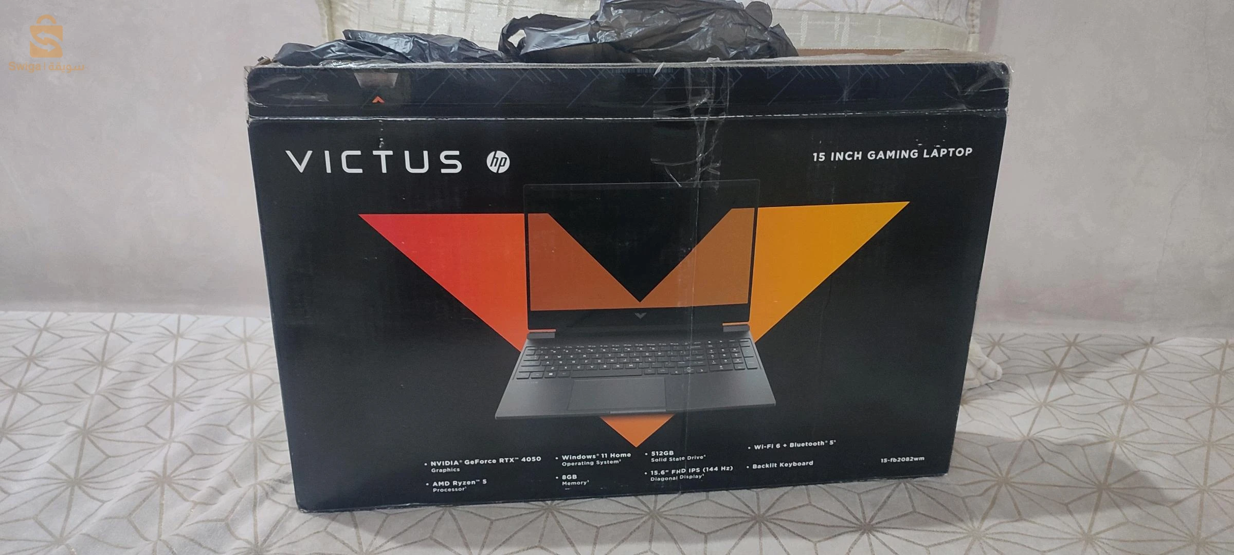 HP VICTUS 15 GAMING 💻😍RYZEN 5 8645 HS RAM: 16G DDR 5 DISQUE DUR 512 ssd Carte graphique: RTX 4050 6G 🔥ÉCRAN : 15.6’’ FHD IPS