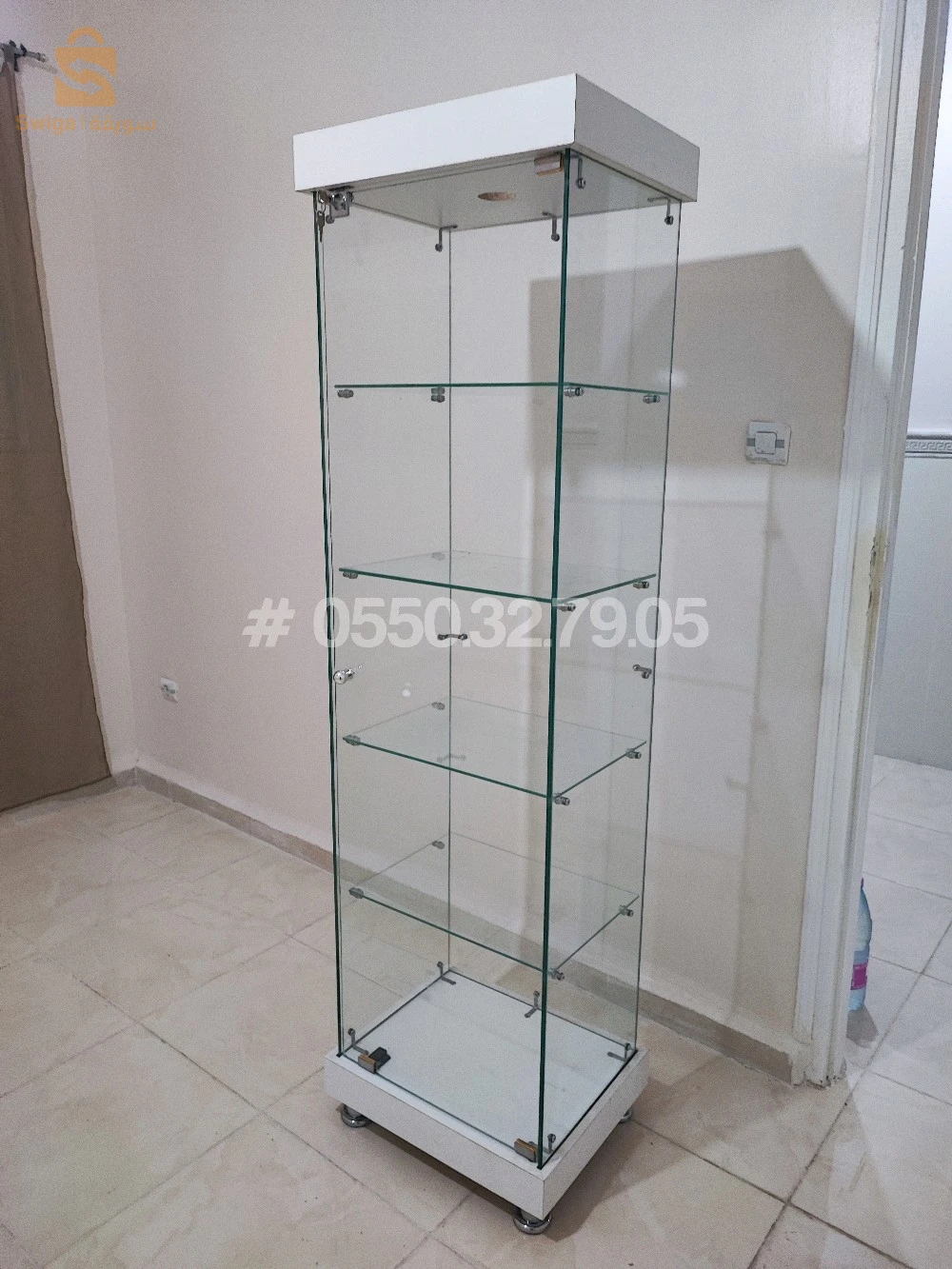 armoire en verre pour exposition 50cm