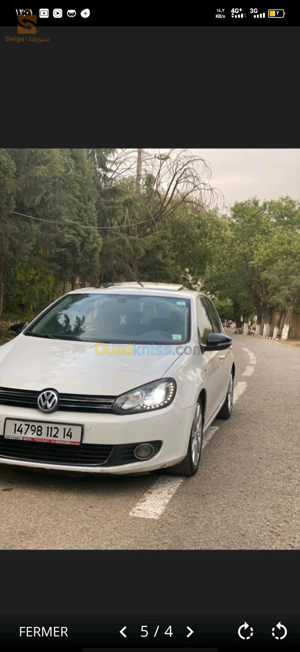 Volkswagen Golf 2012 14 TIARET