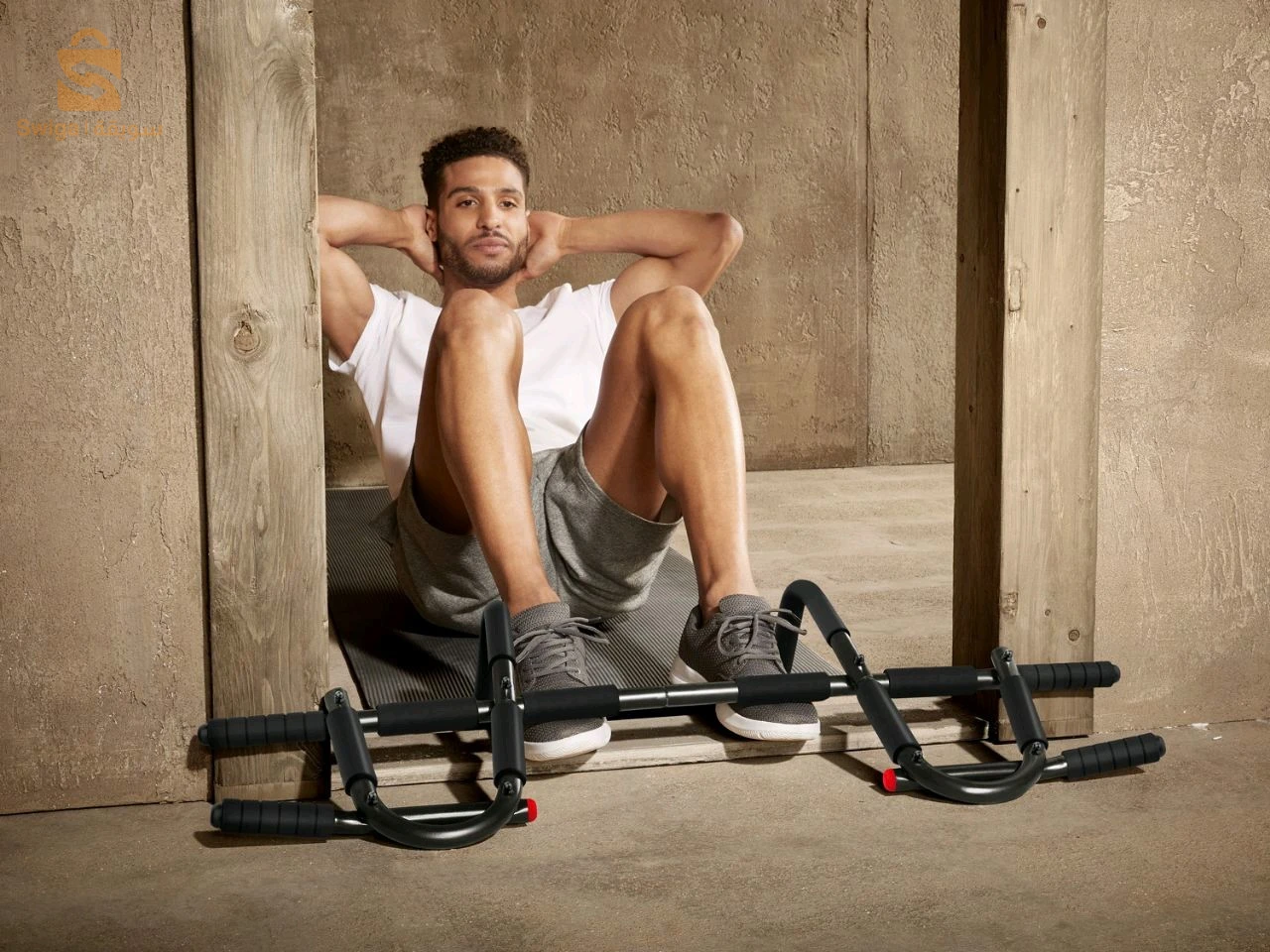 Barre a fix Extreme de traction Iron Gym multifonctionnelle antidérapant