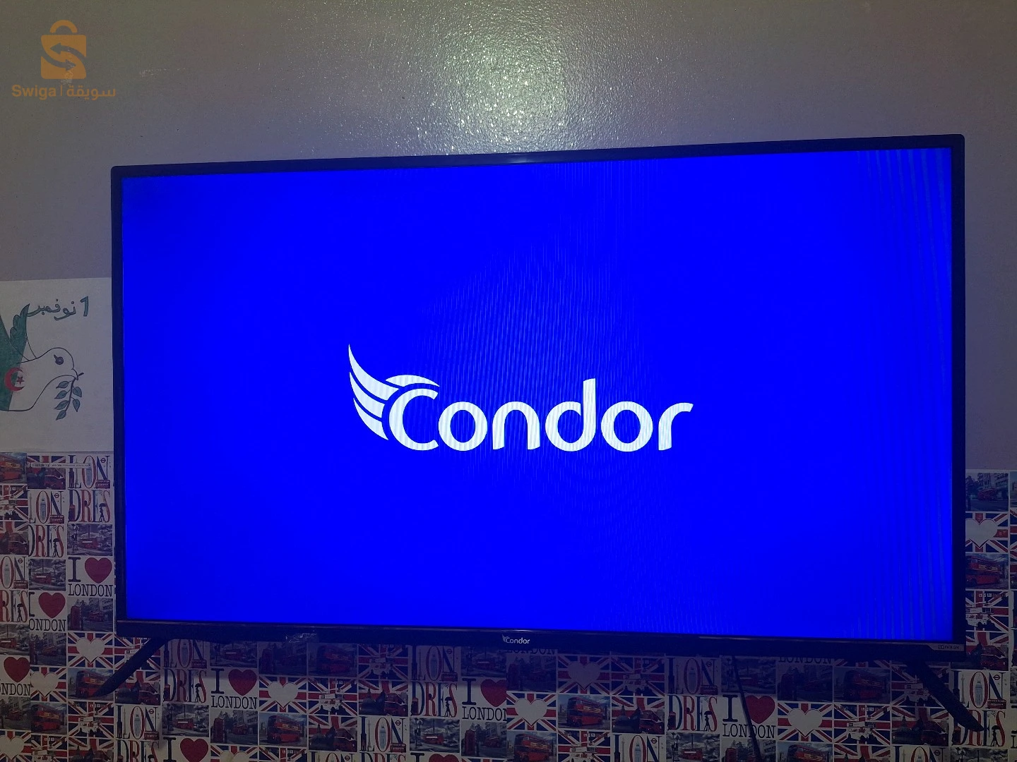 تلفاز من نوع condor يمشي كولشي جديد 
حجم تاعها 43 puce