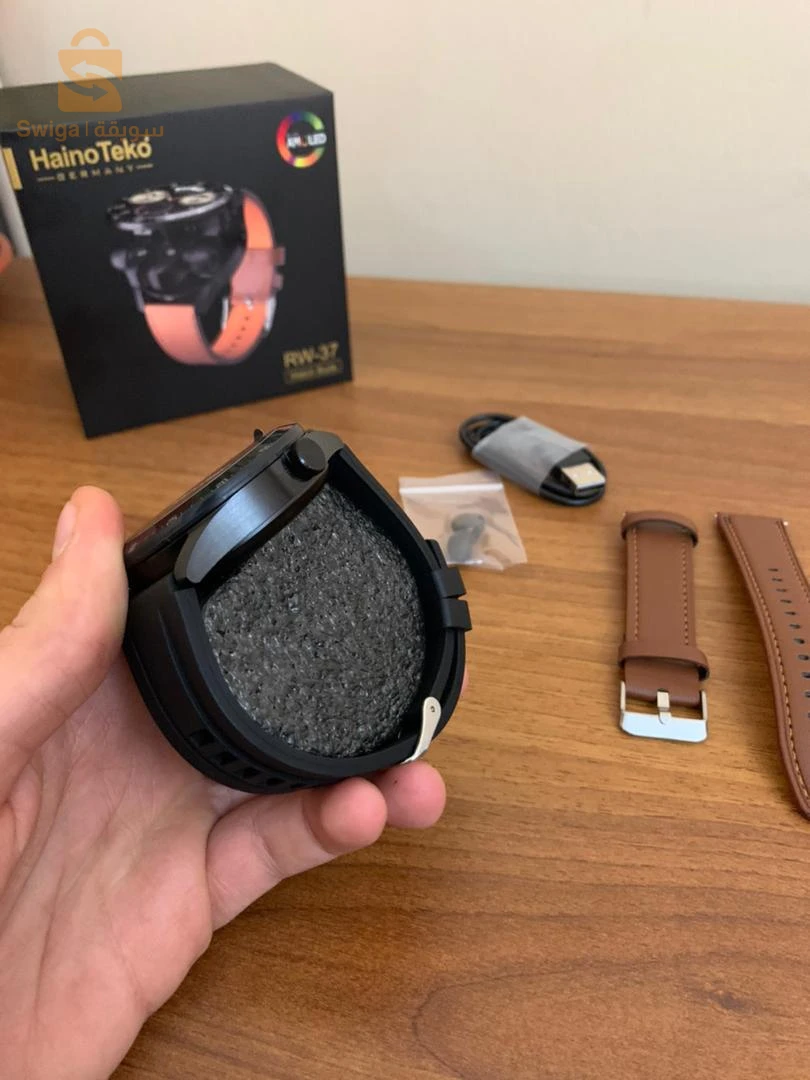SmartWatch Connectée HainoTeko RW37 avec Écouteurs Intégrés de Façon Moderne – ساعة ذكية مع سماعات مدمجة بطريقة عصرية