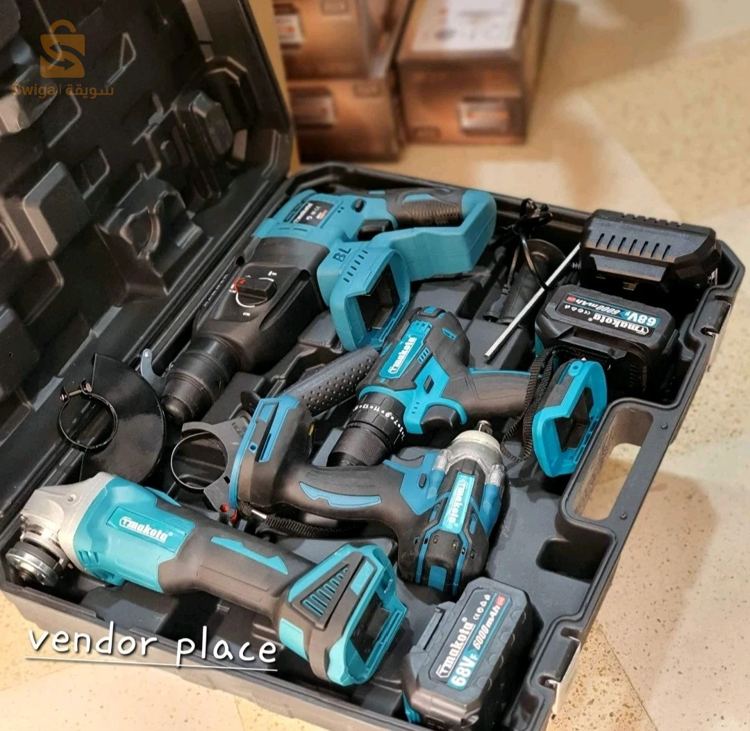 Kit Makita 4 articles  حقيبة أدوات ماكيتا 4 في 1 –