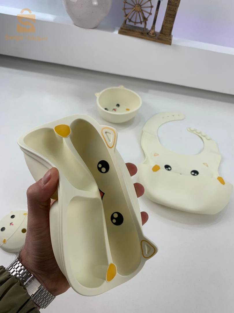 Ensemble pour Bébé en Silicone 7pcs – طقم تغذية للأطفال