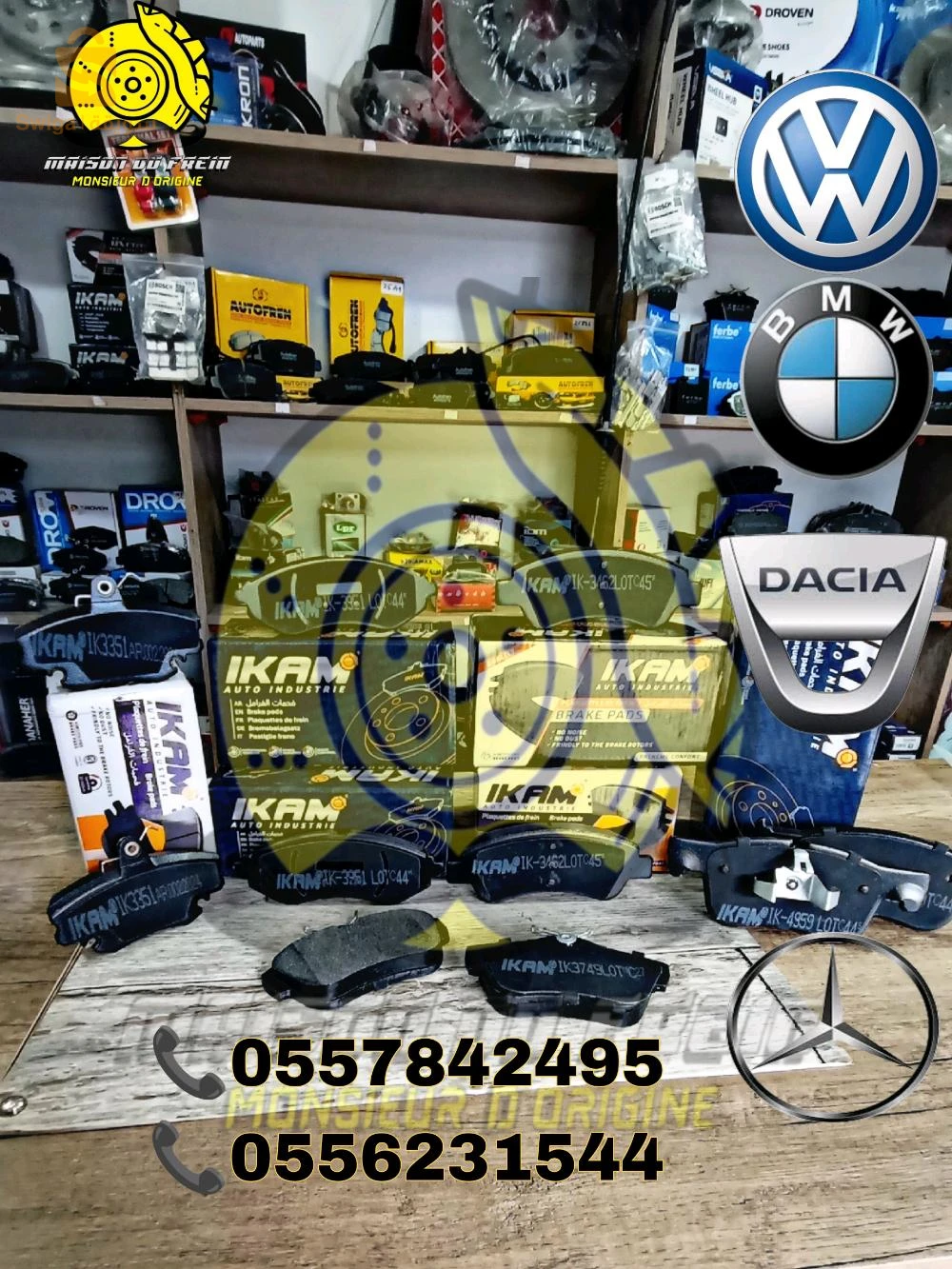 وسادات الفرامل، بلاكات دو فرا