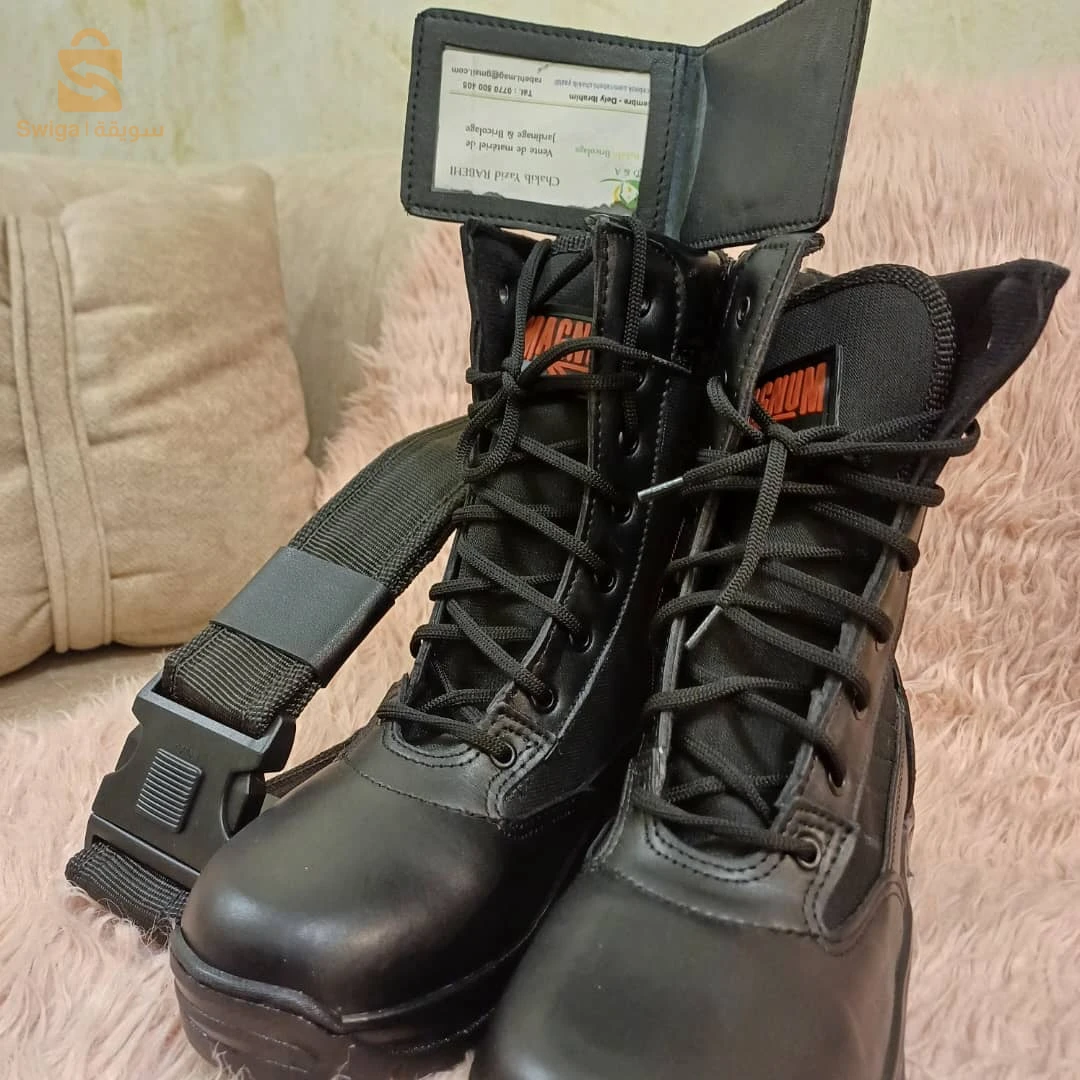 Magnum boots 1 en algeria
� متوفر الآن بمقاسات من 39 إلى 45