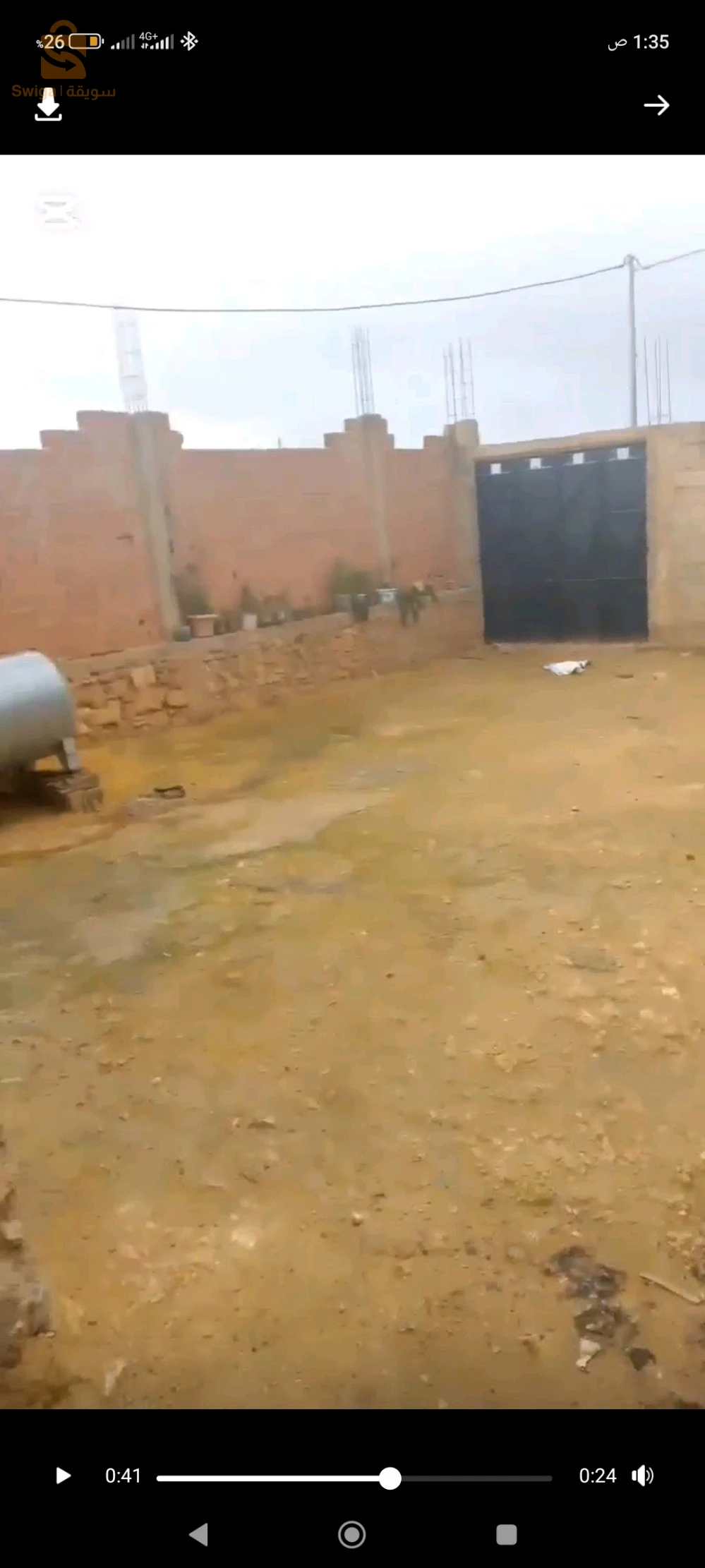 ارض لي لبناء 1000متر مربع