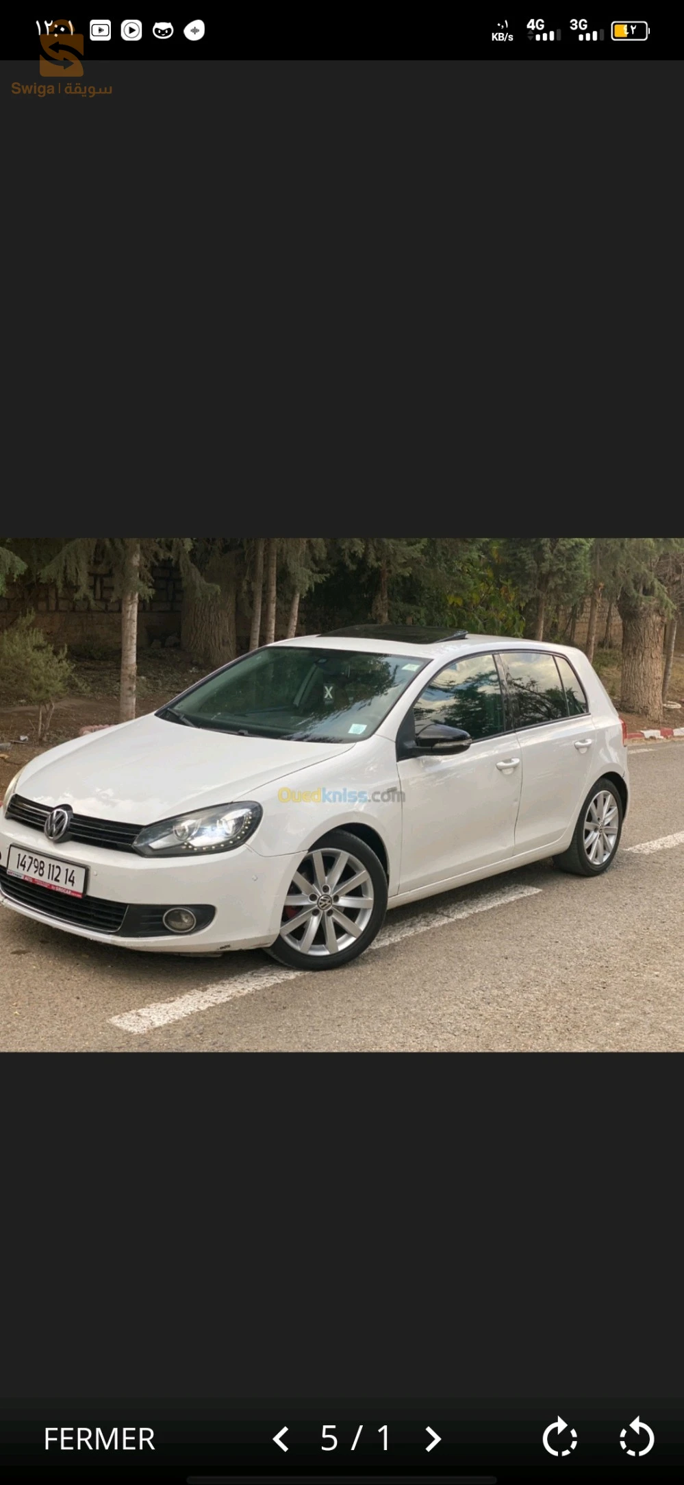 Volkswagen Golf 2012 14 TIARET