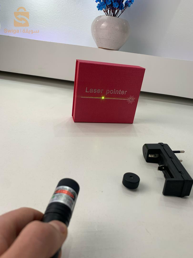 Pointeur Laser Puissant Multifonctions 2000 Mètres - مصباح ليزر قوي للمسافات الطويلة متعدد الوظائف