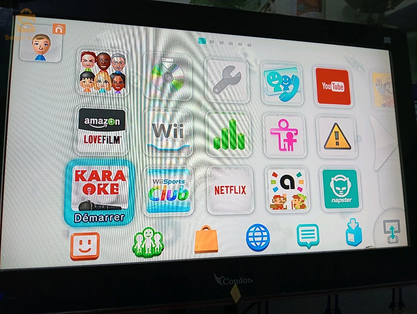 Wii u avec les accessoires