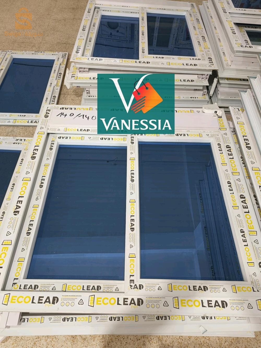 fenêtre pvc avec rideau